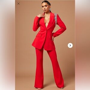 Embellished Suit Set
